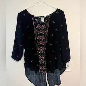 American Rag Floral Blouse